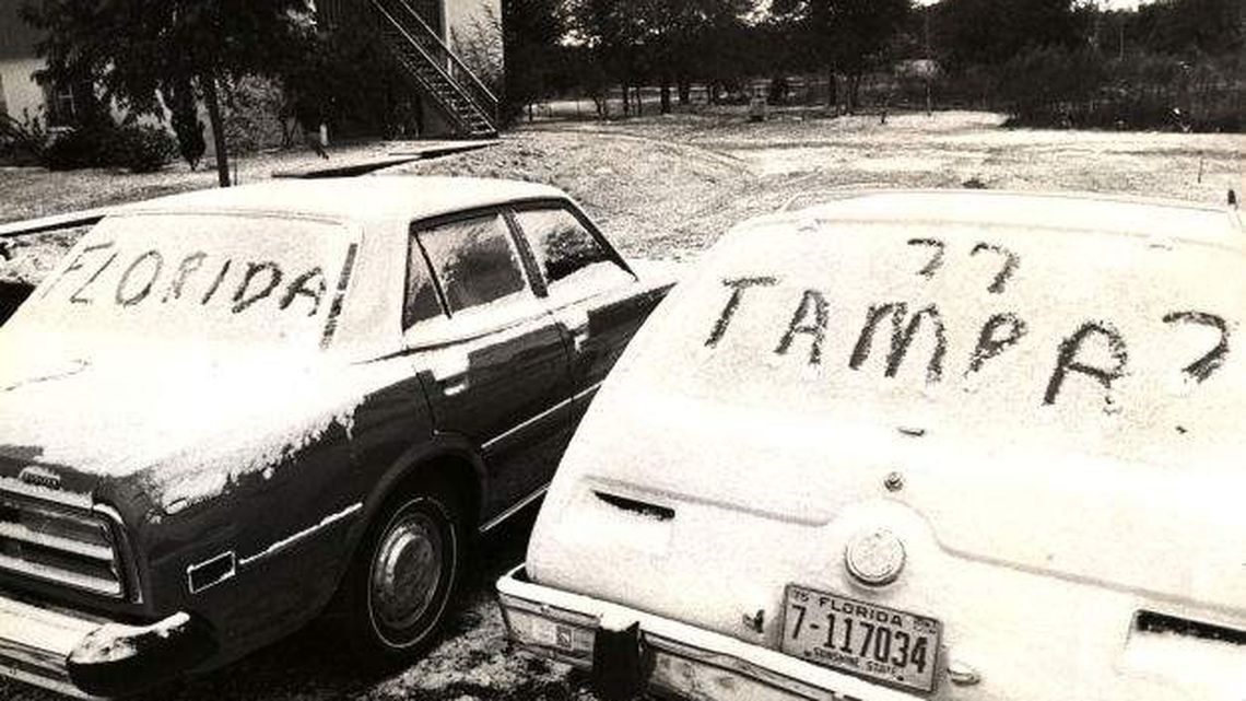 Snow kidding! Looking back at the day it snowed in Tampa Bay